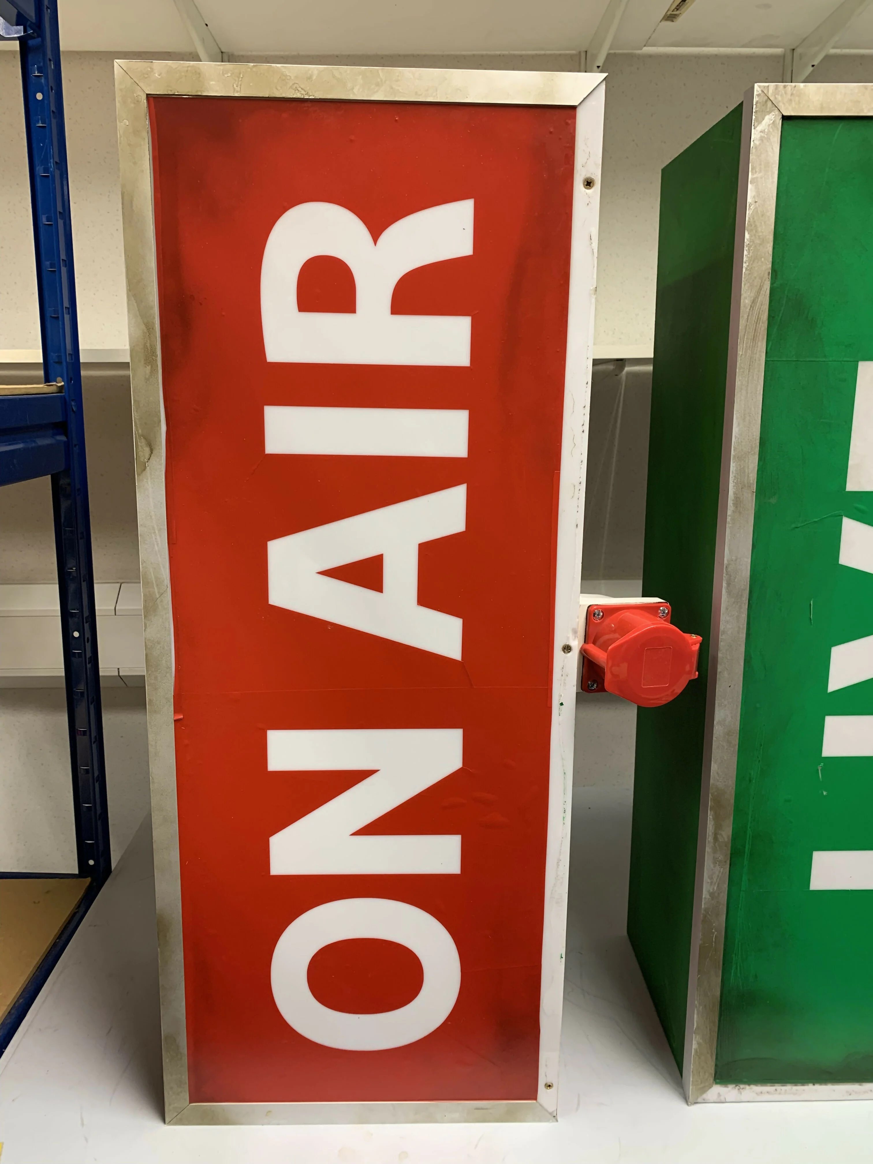 3 ON AIR, LIVE & SILENCE Large Light Box Signs | Set Dressing Props - Image 4