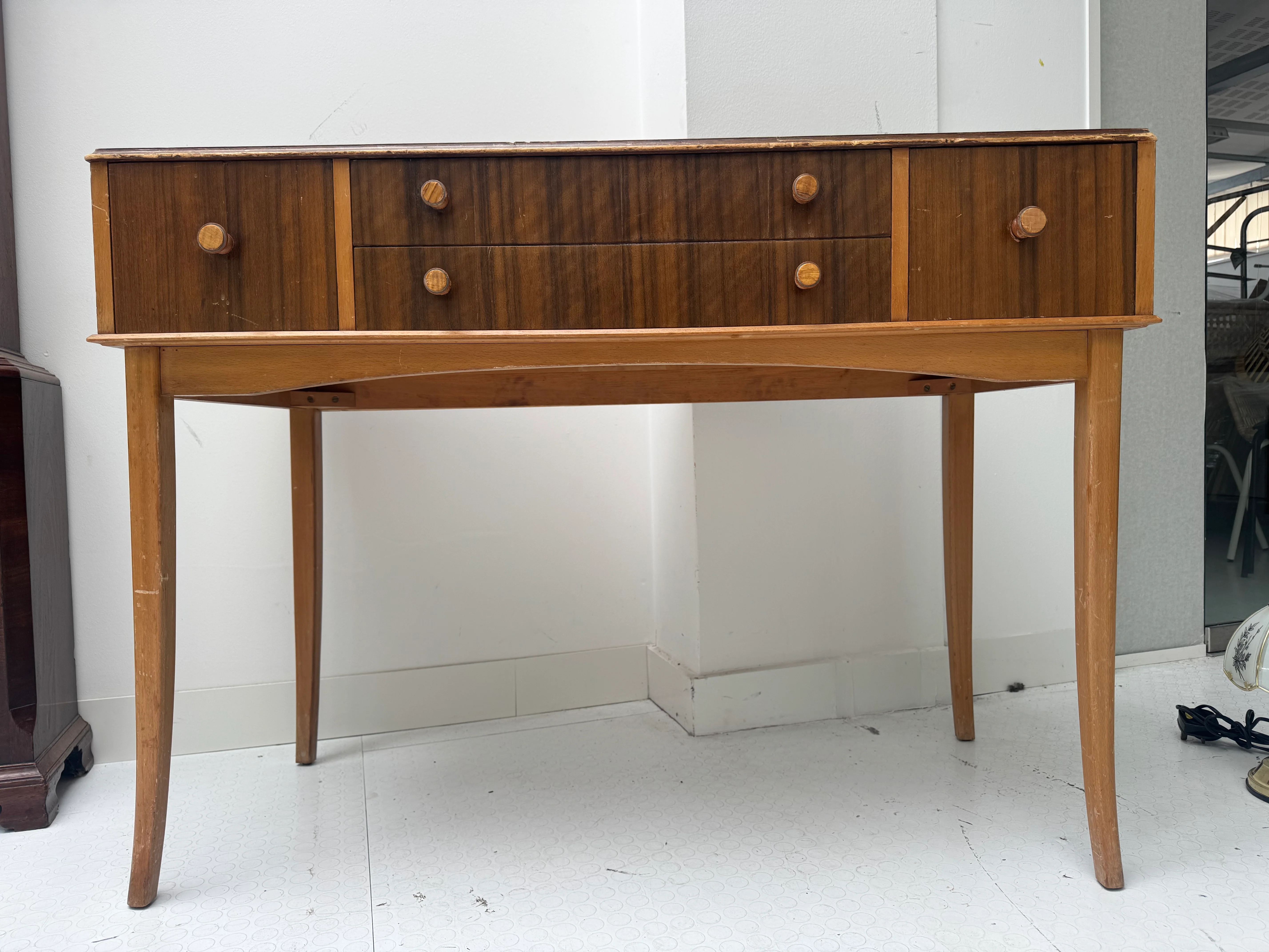 Heal's Vintage Dressing Table / Console Table - 1950s - Image 7